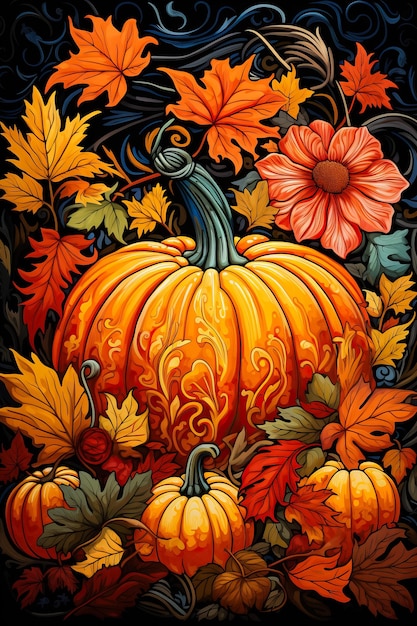 Pumpkin illustration