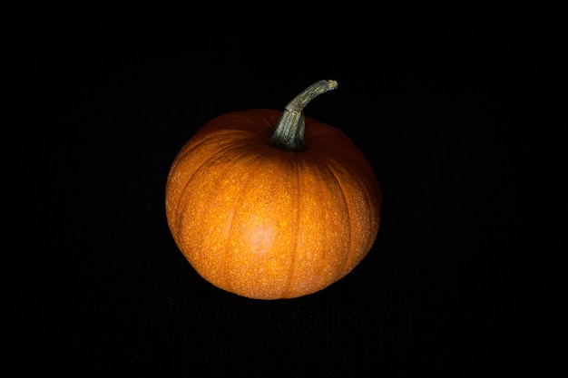 Pumpkin isolated on black