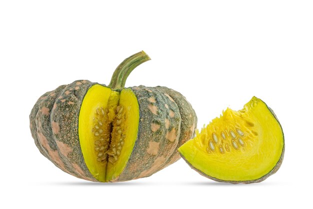 Pumpkin isolated on the white background