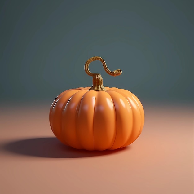 Pumpkin lamp night for party or decoration cartoon illustration AI Generated