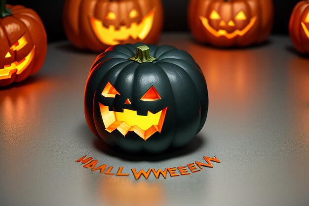 Тыквенные фонари - реквизит для костюмов для Хэллоуина Happy Halloween Background Wallpaper