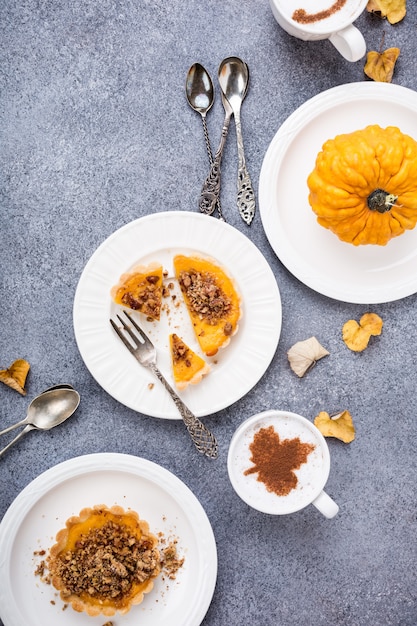 Pumpkin mini pie