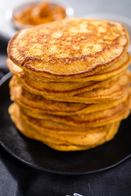 Pumpkin pancakes