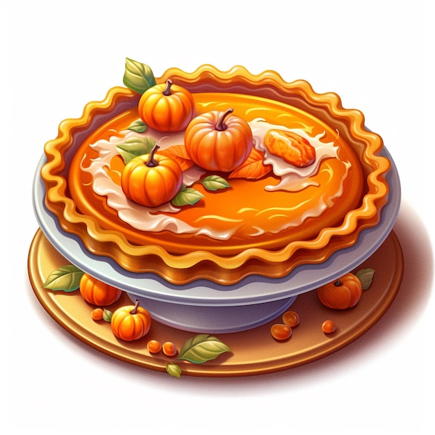 Photo pumpkin pie