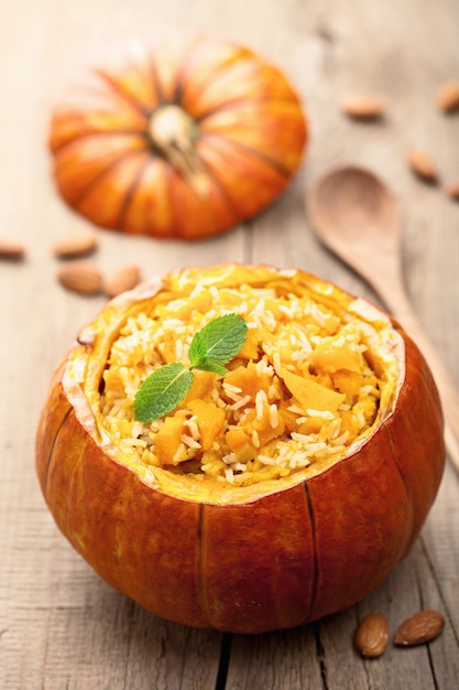 Pumpkin risotto