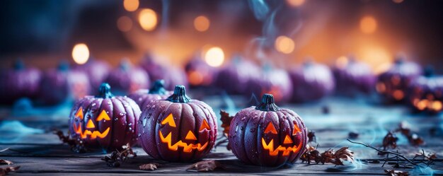 パンプキンの邪悪な歓迎不気味なハロウィーンの笑顔生成 AI