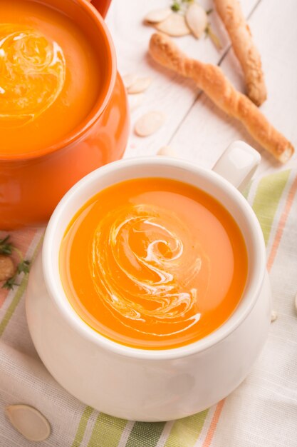 Pumpkin soup puree 