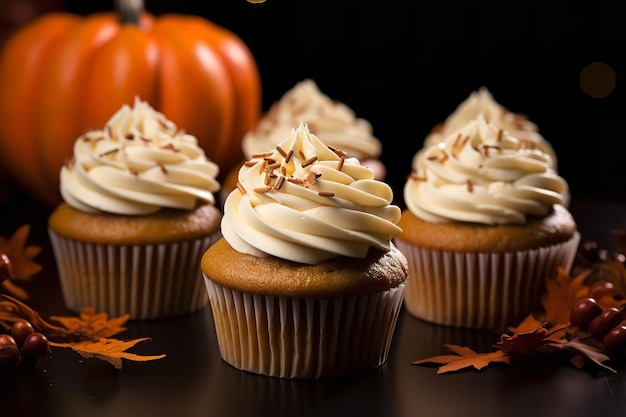 Pumpkin Spice Cupcakes Heerlijke desserts