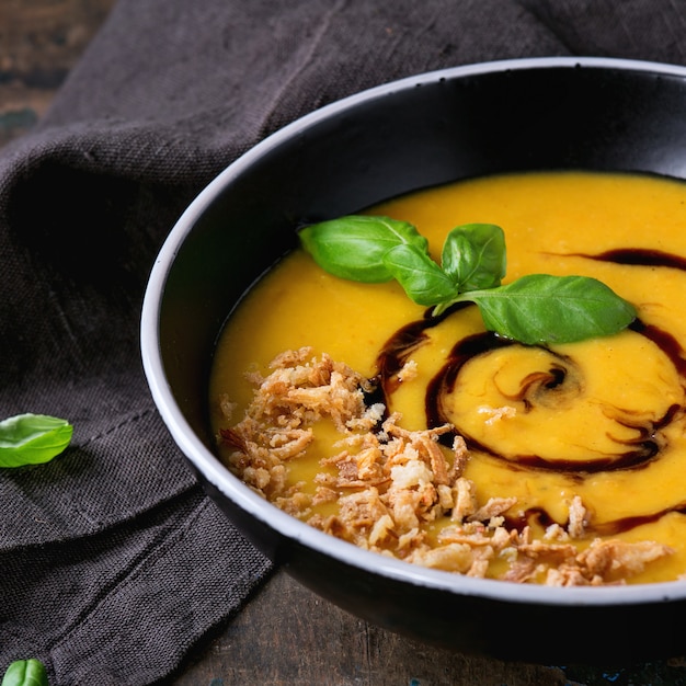 Pumpkin and sweet potato soup