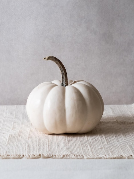 Photo pumpkin on table