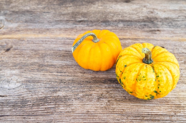 Pumpkin on table