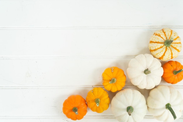 Pumpkin on table