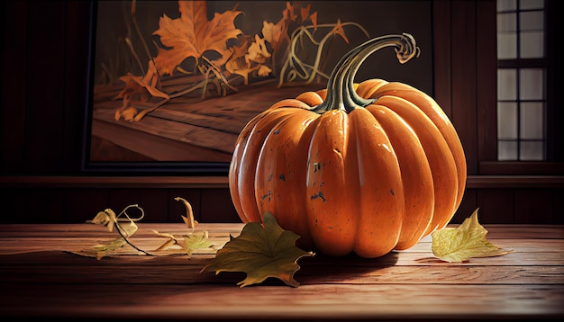 かぼちゃ感謝祭と収穫祭 11月23日 ジェネレーティブAI