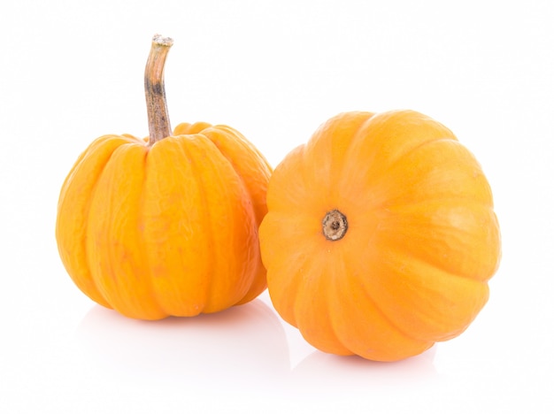 Pumpkin on white 