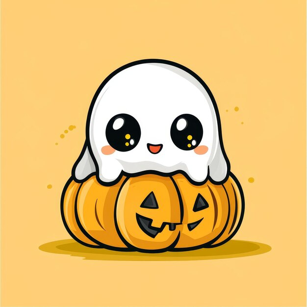 a pumpkin with a face and eyes on it