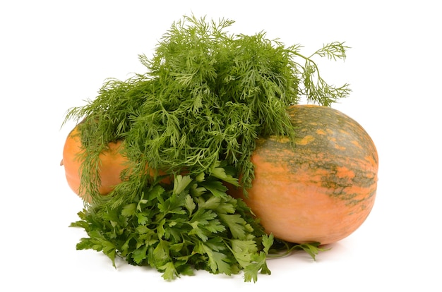 Pumpkin with parsley and dill