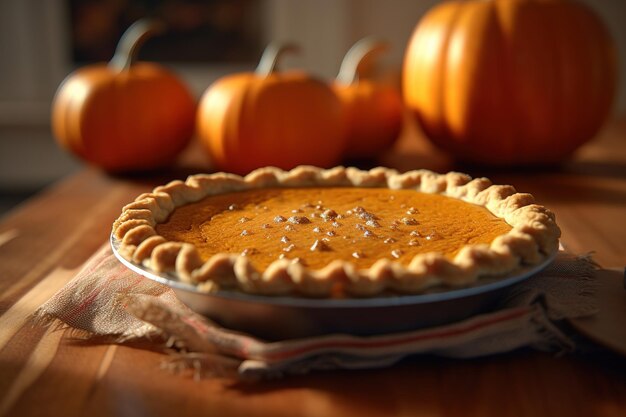 Pumpkinpie generated by AI