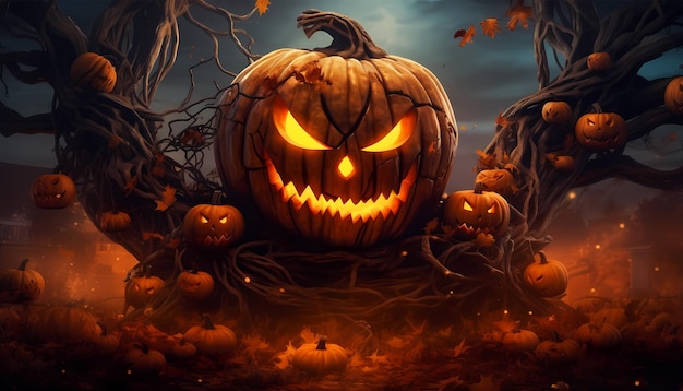 pumpkins event banner background