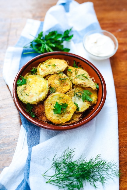 Pumpkins fried in a bowl 