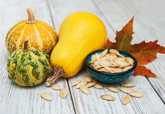 Pumpkins and seed