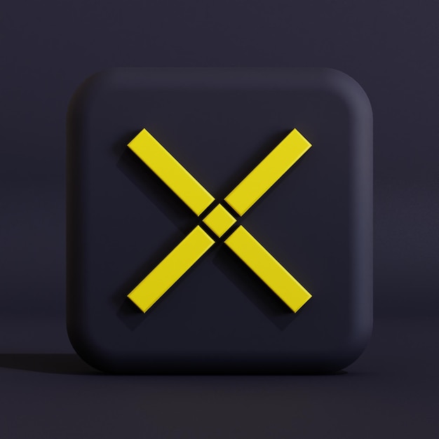 Foto pundi x cryptocurrency symbool logo 3d illustratie