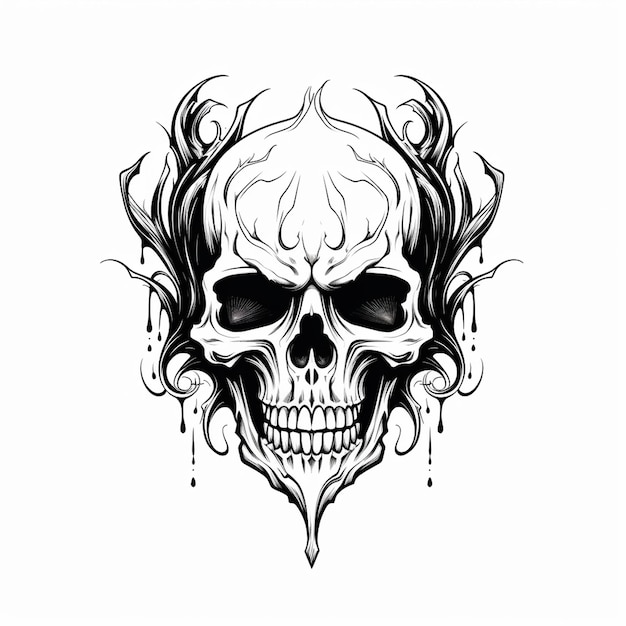 Punk Rock Skull Sign