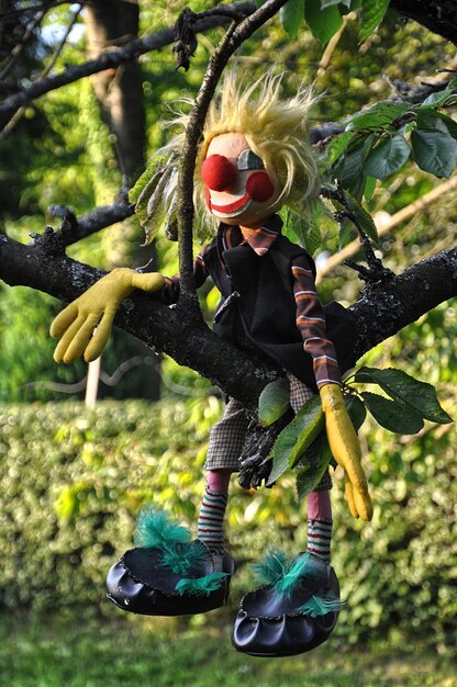 Puppet on tree