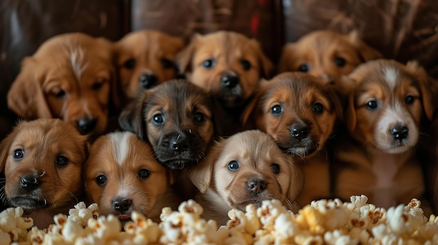 Puppy Cinema Night An Adorable Movie Experience