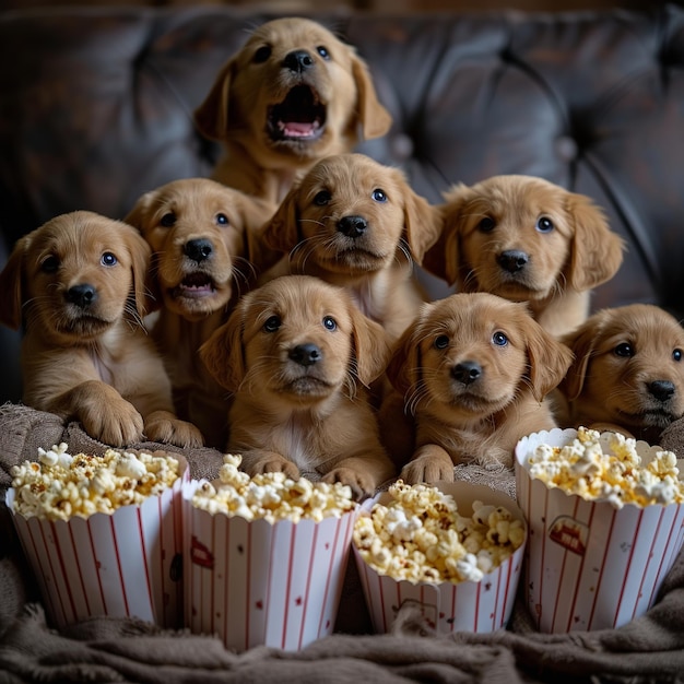 Puppy Cinema Night Een schattige filmervaring