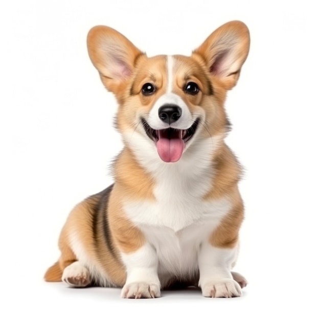 Photo puppy corgi isolated