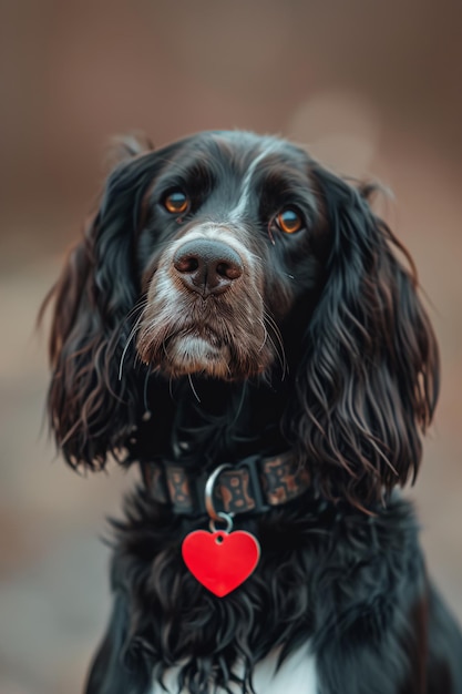 Puppy Love Canine Affection in Valentines Hearts