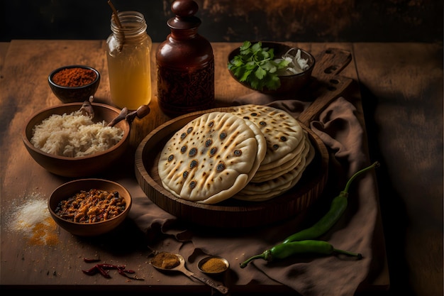 Pupusas food photography collection. High-quality images showcase this traditional street food.