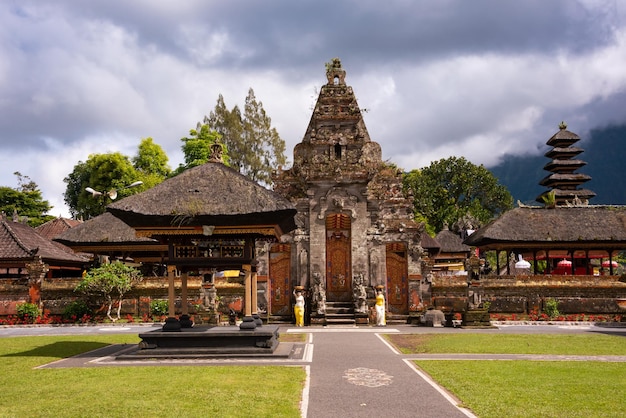 Pura Ulun Danu Bratan hindu temple on Bali island Indonesia