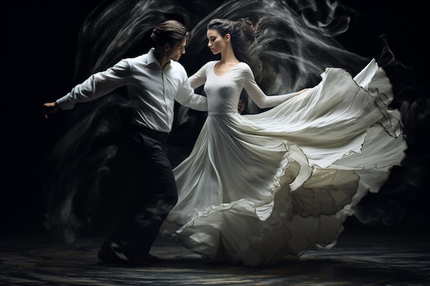 Foto purezza in movimento beluga waltz