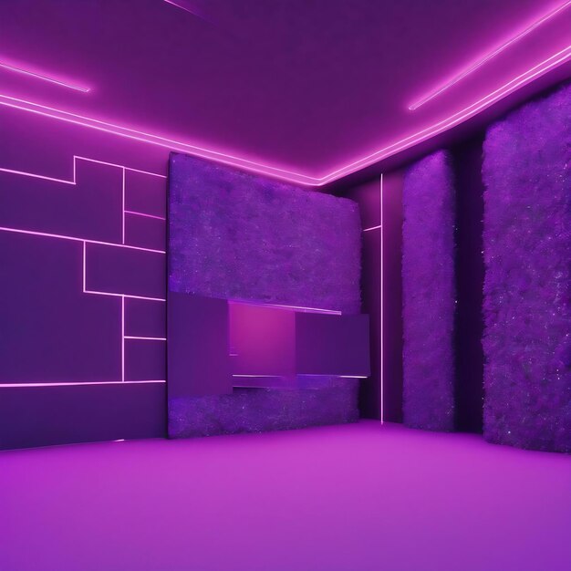 Purple 3d background virtual world business conference instagram post 1