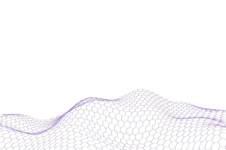 Photo purple 3d wave pattern design element