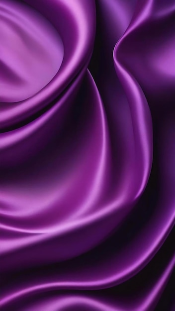 写真 紫色の抽象的な芸術背景の絹の質感とクラシックな豪華なデザインのための動きの波線