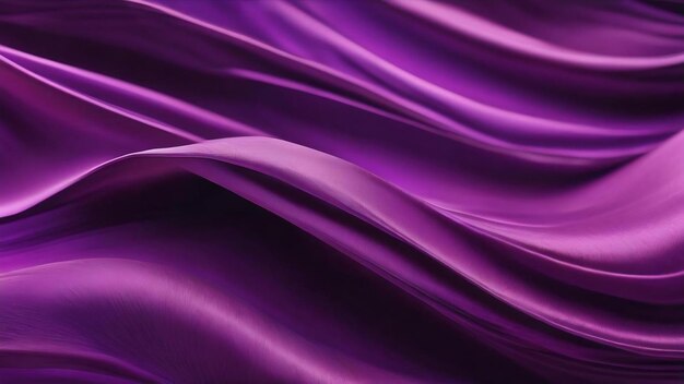 Purple abstract art background silk texture and wave lines in motion for classic luxury design