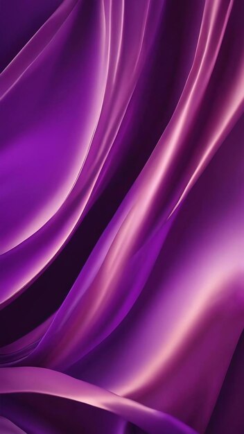 Purple abstract art background silk texture and wave lines in motion for classic luxury design