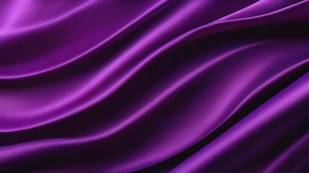 Purple abstract art background silk texture and wave lines in motion for classic luxury design