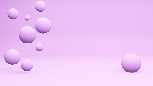 Purple Abstract background include purple balls