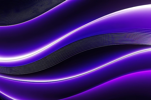 Purple abstract background with dynamic shapes