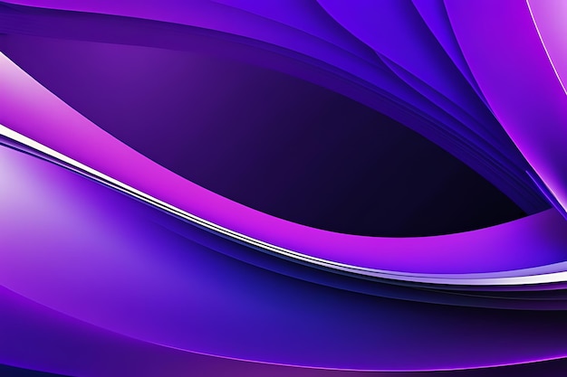 Purple abstract background with dynamic shapes