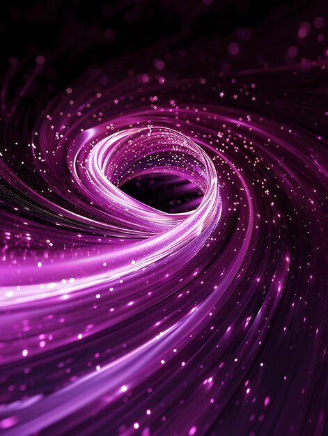 Photo a purple abstract background with a purple swirl and the words purple