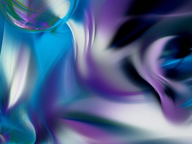 purple abstract fractal background 3d rendering illustration