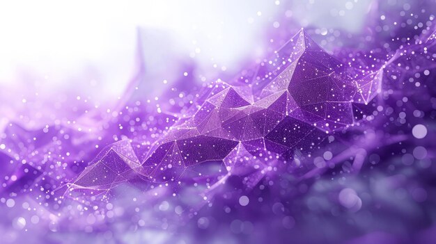 Purple Abstract Geometrical Data Wave representing futuristic data wave Futuristic concept