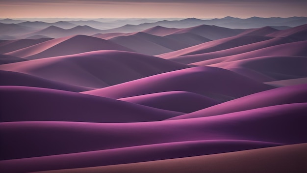 Purple abstract hills