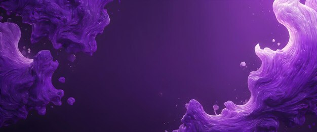 Purple abstract panoramic wallpaper