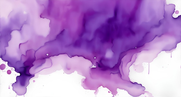 Purple Abstract Watercolor Background