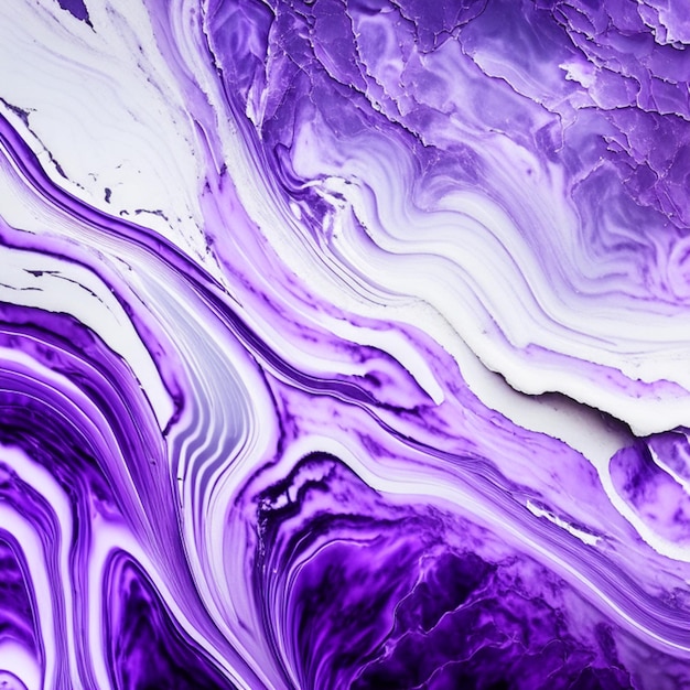 Абстрактный фиолетовый белый мраморный фон высокого разрешения